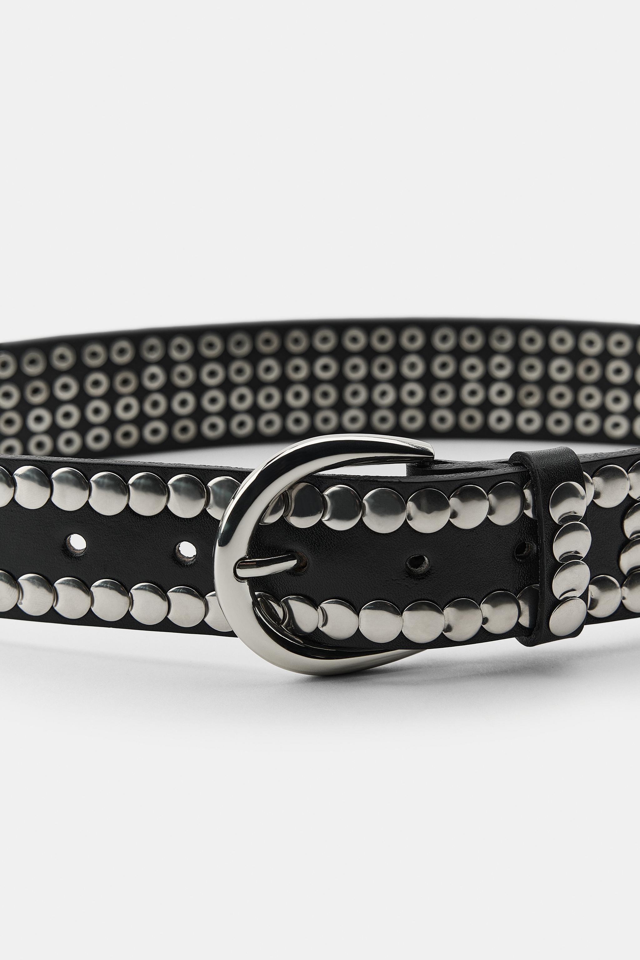 CEINTURE EN CUIR MULTI-CLOUS